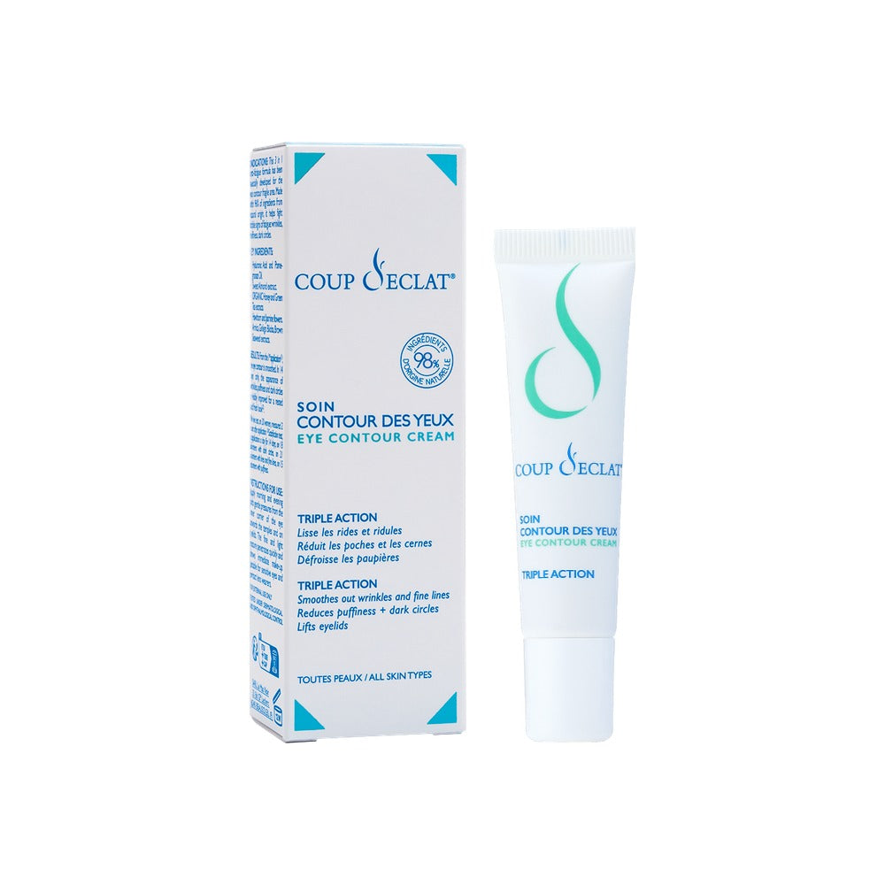 Tube et étui du Soin Contour des Yeux Coup d'Eclat 15 ml