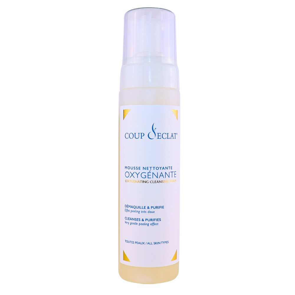 Flacon pompe de Mousse Nettoyante Oxygénante Coup d'Eclat 200 ml