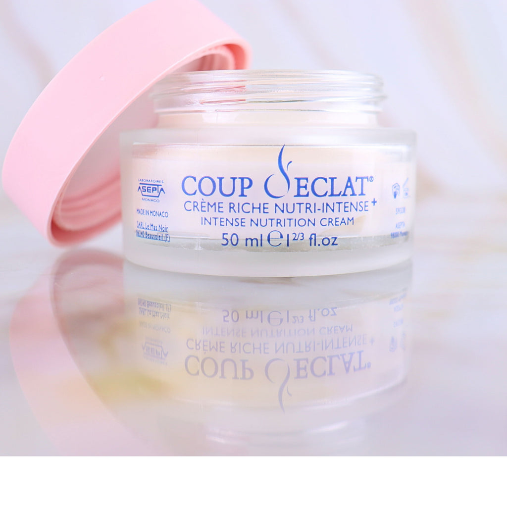 Pot et étui de Crème Riche Nutri-Intense+ Coup d'Eclat 50 ml