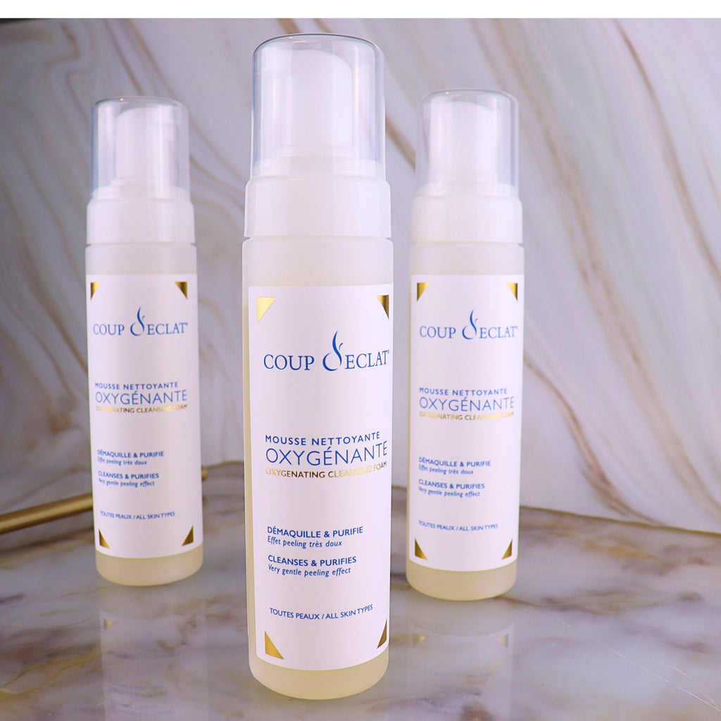 Flacon pompe de Mousse Nettoyante Oxygénante Coup d'Eclat 200 ml