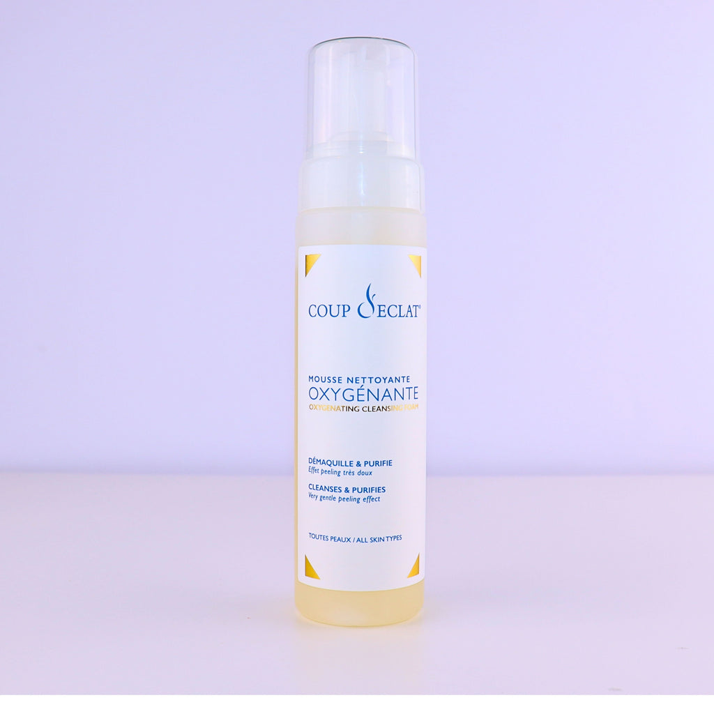 Flacon pompe de Mousse Nettoyante Oxygénante Coup d'Eclat 200 ml