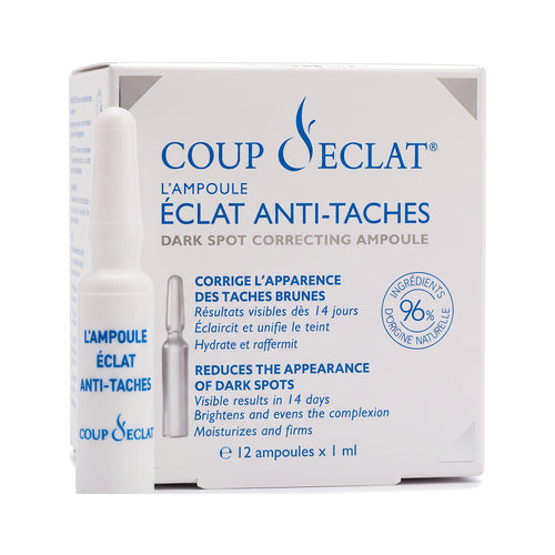 Boîte et ampoule d'Ampoules Éclat Anti-Taches Coup d'Eclat 12 × 1 ml