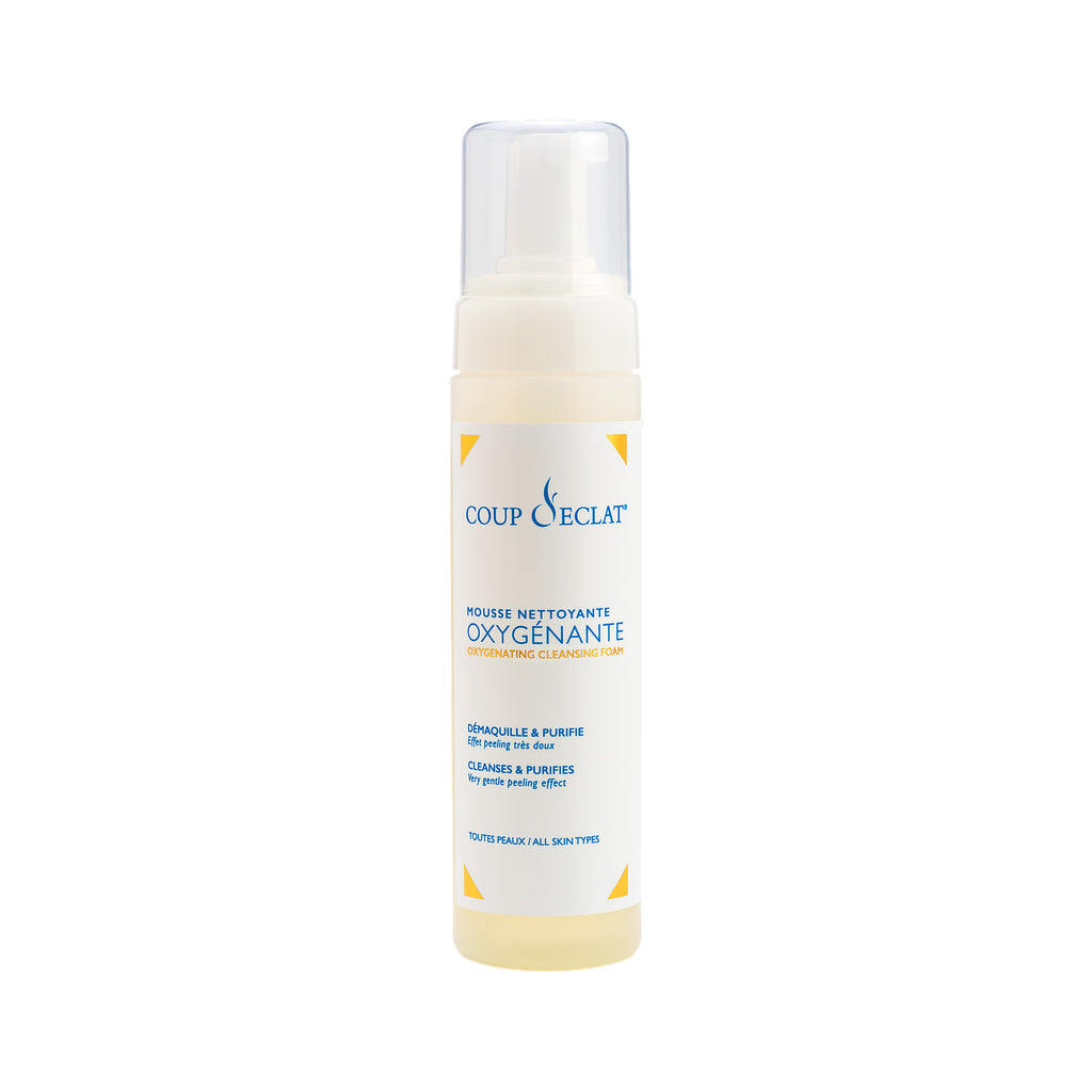 Flacon pompe de Mousse Nettoyante Oxygénante Coup d'Eclat 200 ml